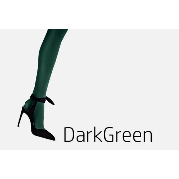 DIVERSE 100 DEN microfiber shiny green tights