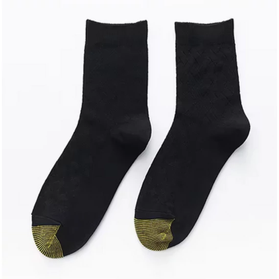 Men's black bamboo socks