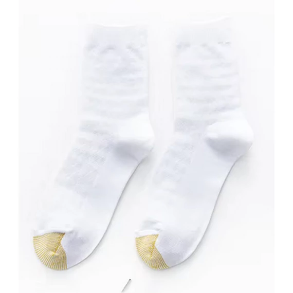 Men's white bamboo socks