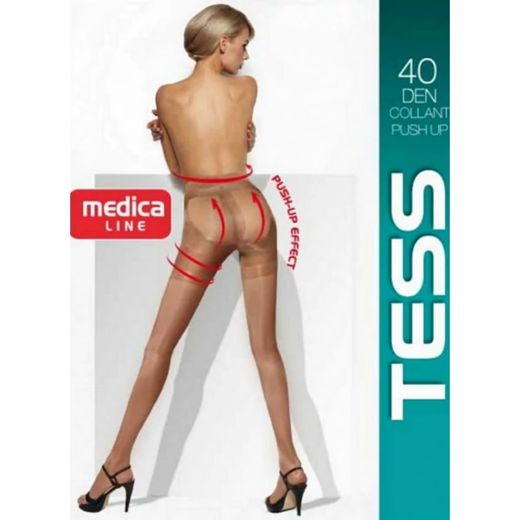  PUSH UP 40 DEN shaping black tights
