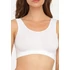 Picture 1/2 -TOP wide strap white sports bra for women