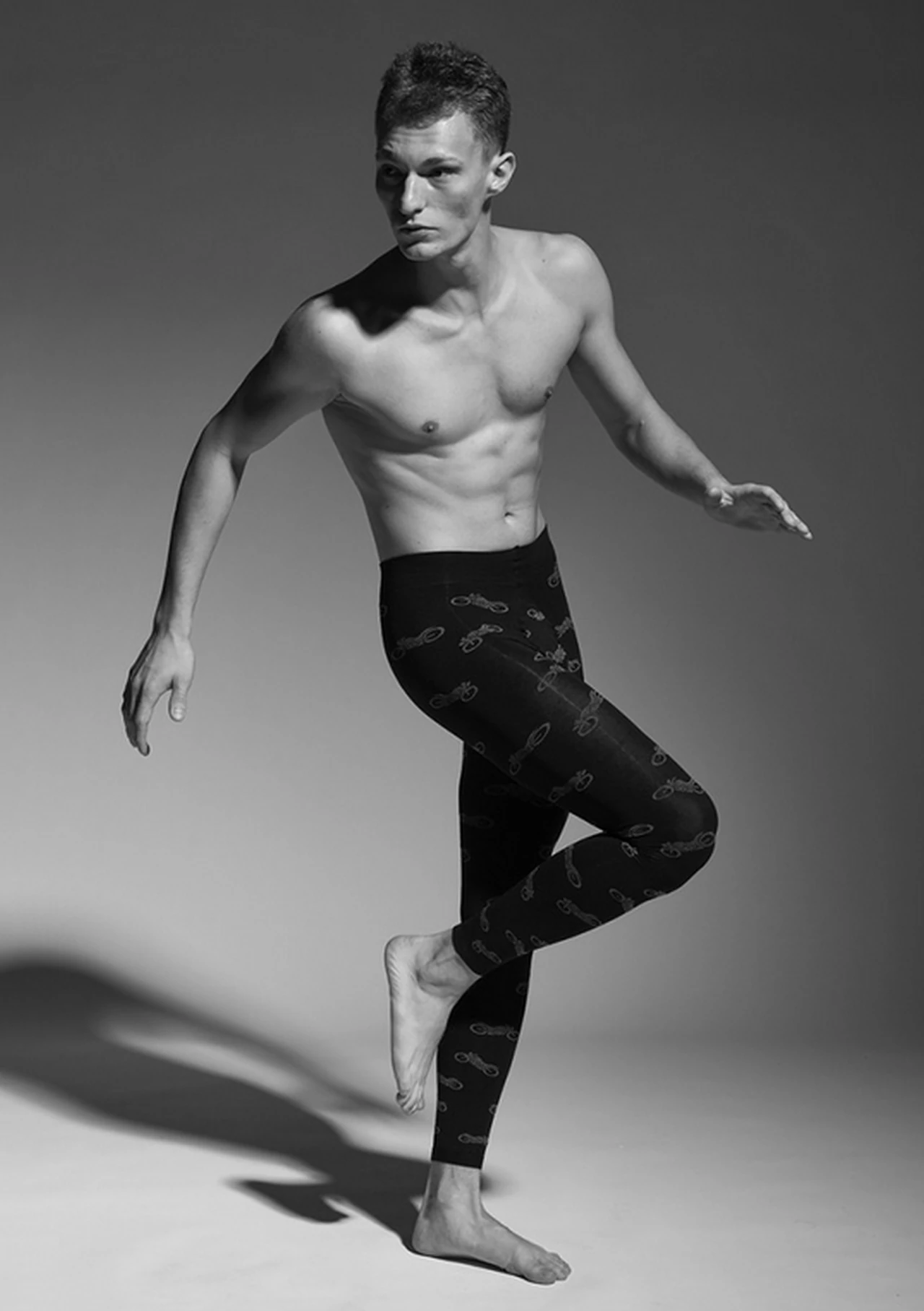 MOTORS 60 DEN men's black tights