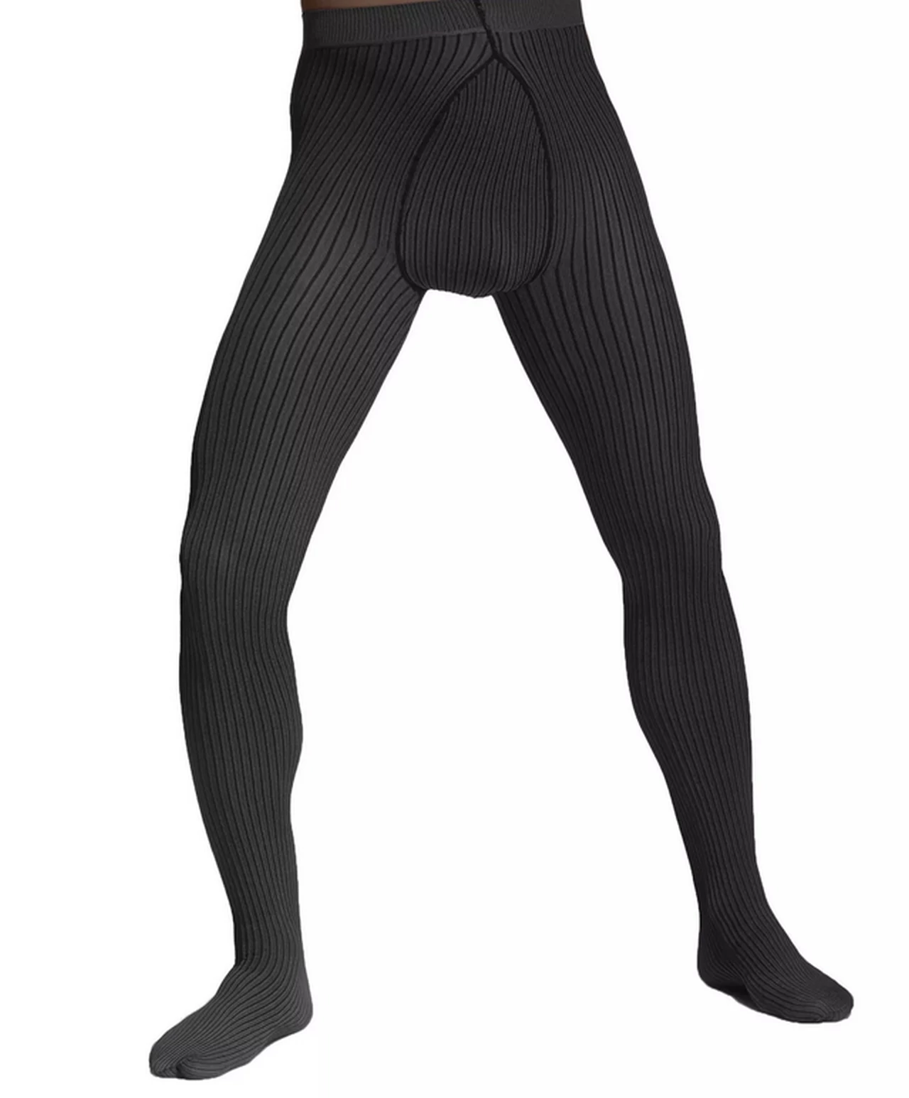 STRIPES 40 DEN men's black tights