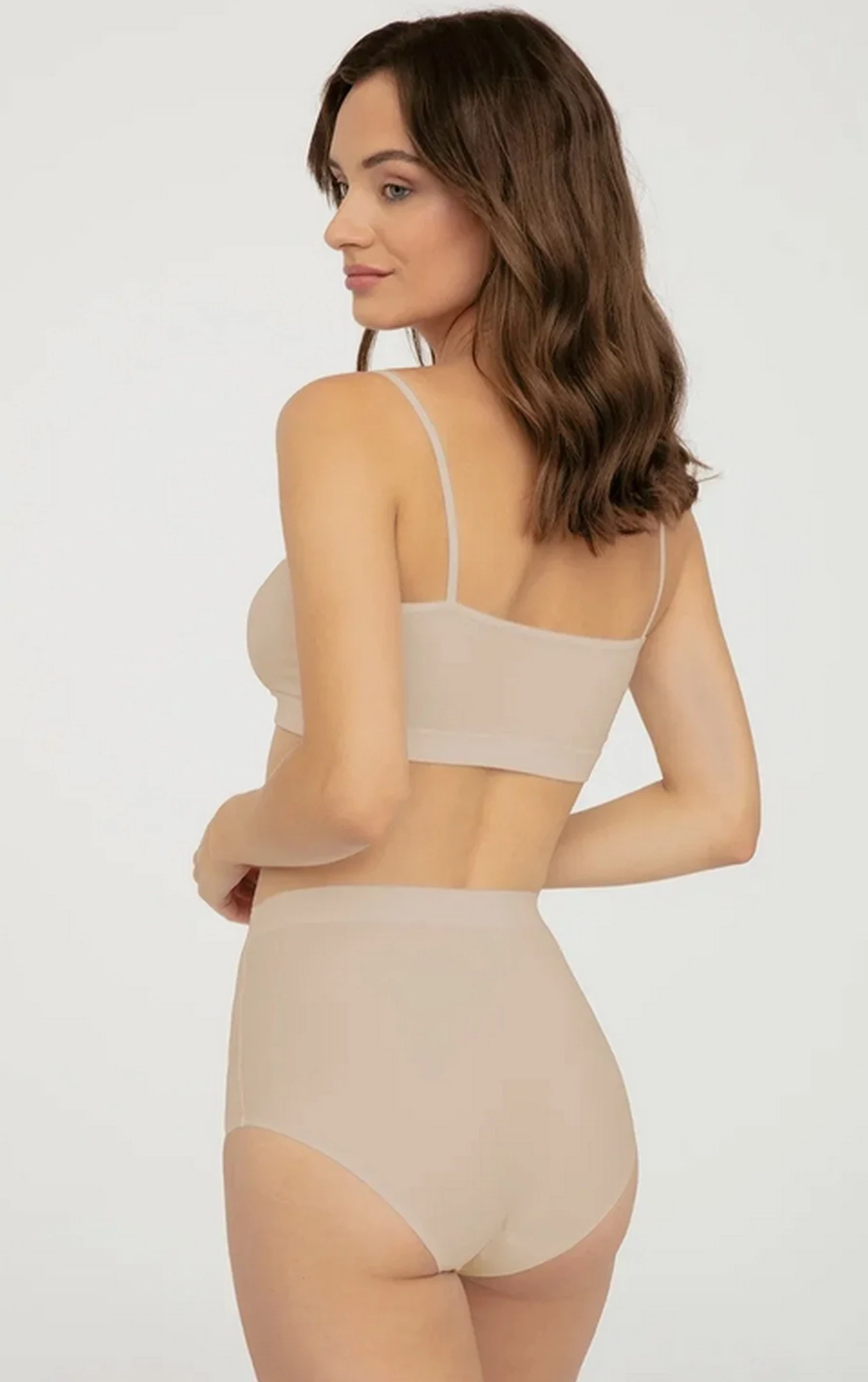 BRIGITTE COMFORT laser cut beige women's underpants