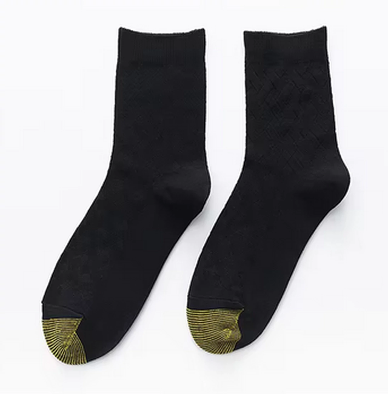 Men's black bamboo socks