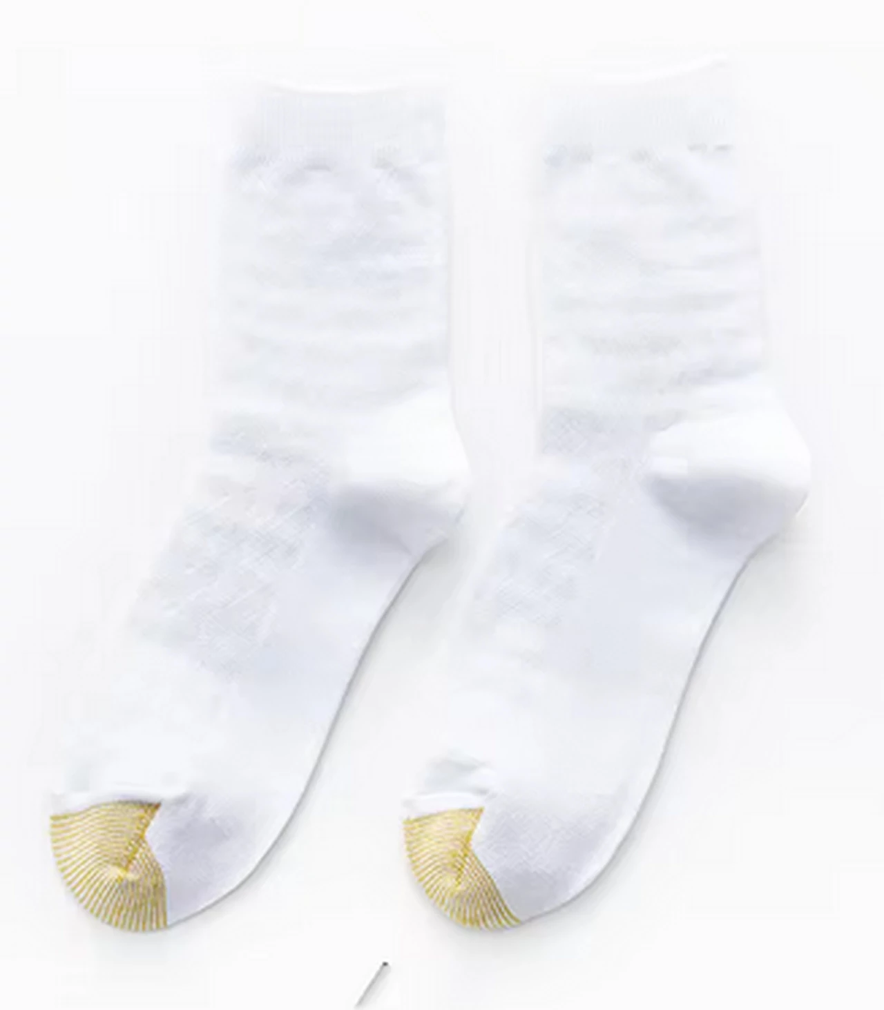 Men's white bamboo socks